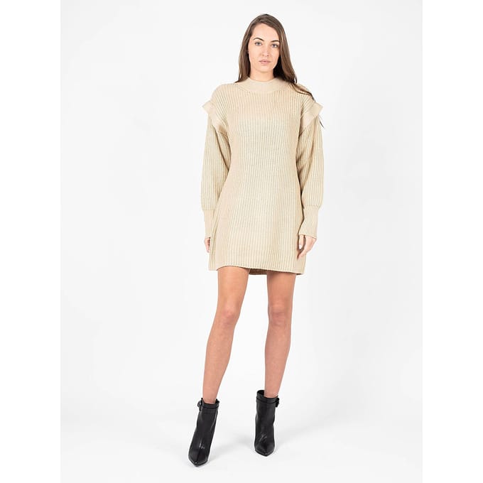 Silvian Heach jurk Vrouw beige