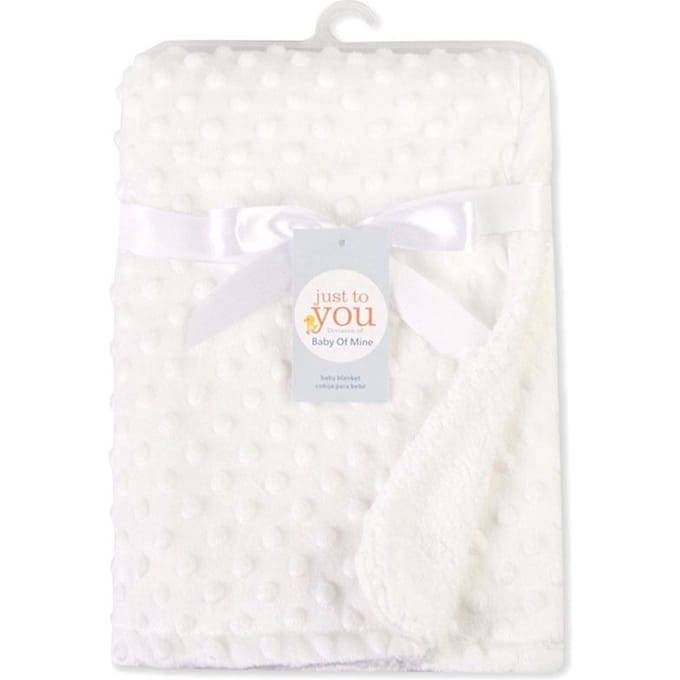 Couverture pour bébé Nouveau-né Polaire Douce Couverture Bébé Garçon Linge de Lit Uni Bébé Fille Accessoires Bébé Massage blanc