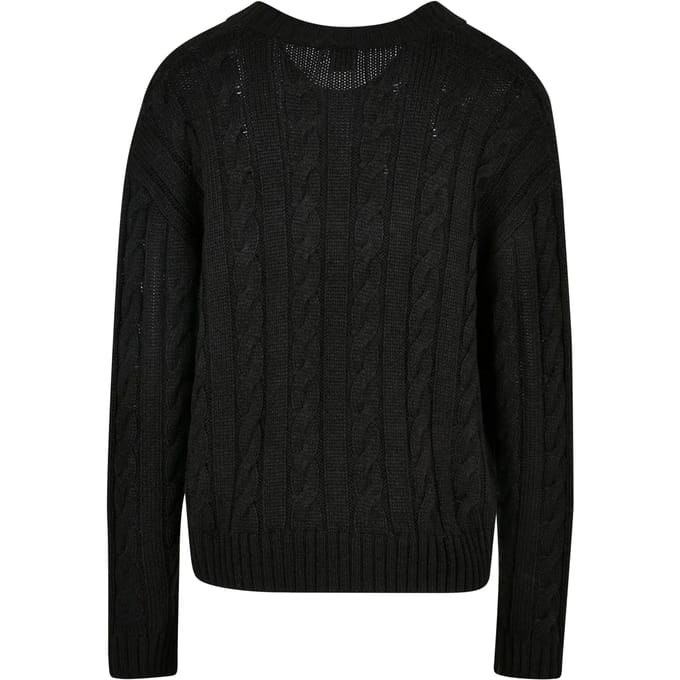 Urban Classics - Boxy Cardigan - 4XL - Zwart