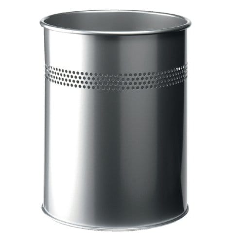 Papierbak durable 3300-23 15 liter 30mm perforatie Zilver