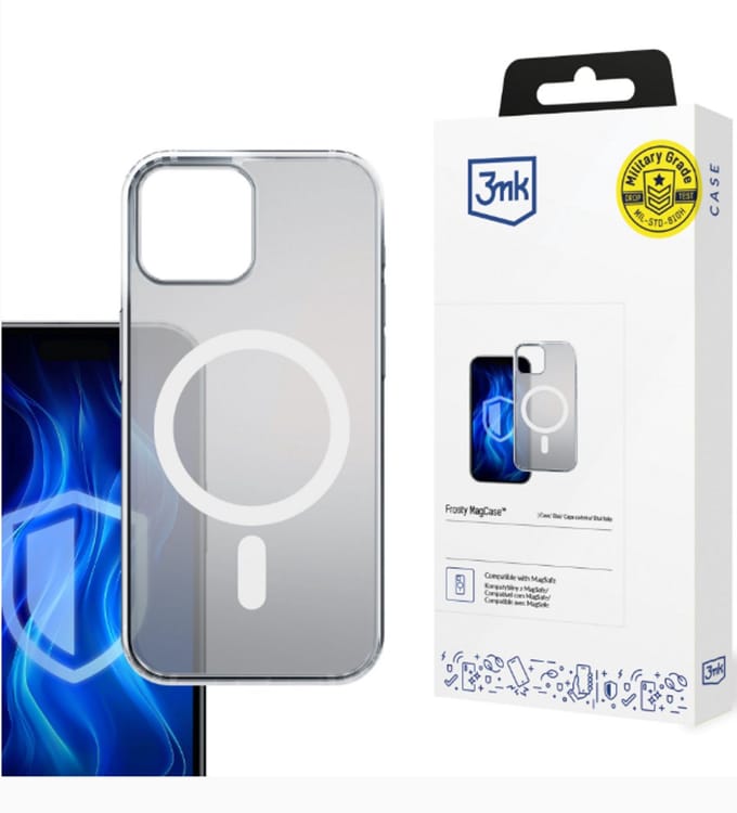 Apple iPhone 16 - 3mk Frosty MagCase Wit