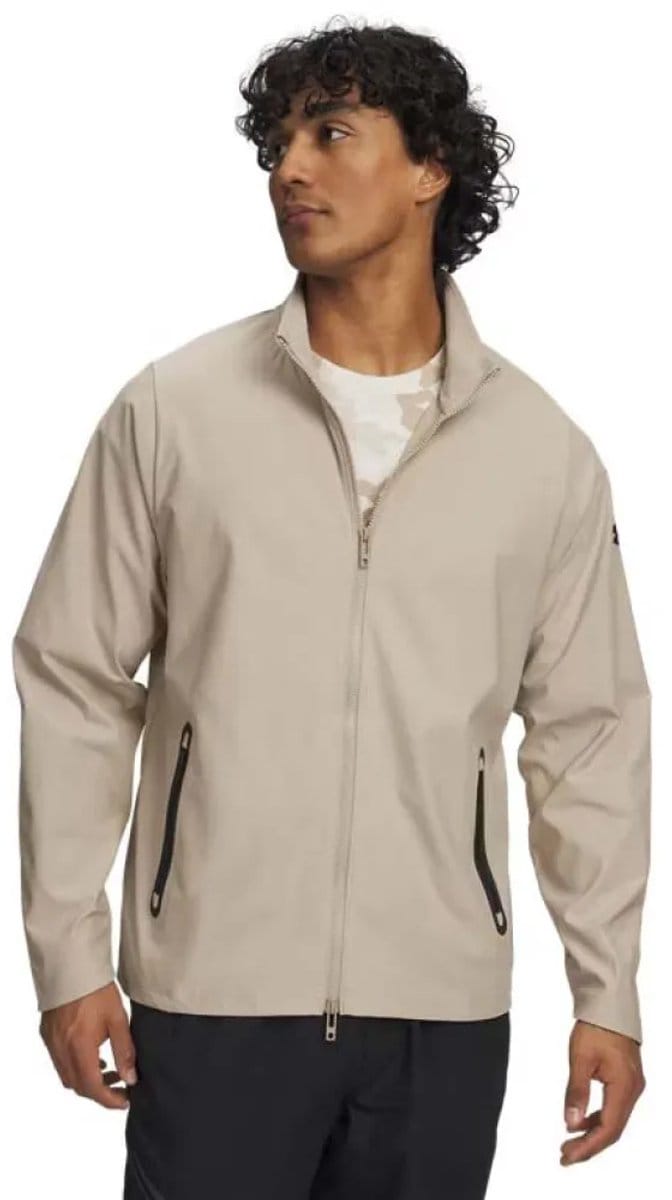 Under Armour Unstoppable Non-hood Sweatshirt Met Rits Beige L / Regular Man