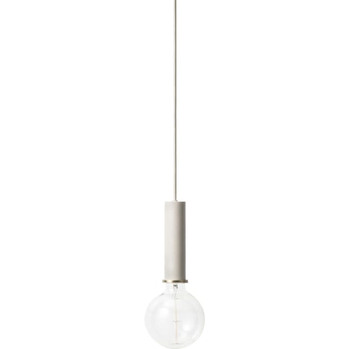Ferm Living - Socket hanglamp - lichtgrijs - hoog - 4 - 6 Wochen