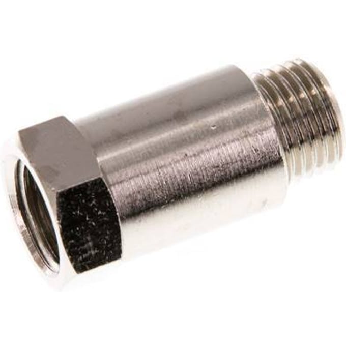G 1/4'' F/M Vernikkeld Messing Verlengstuk 16 Bar - 27 mm [2 Stuks]