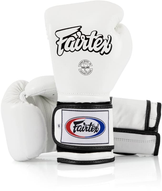 Fairtex BGV9 Heavy Hitter Bokshandschoenen – Mexican Style – Wit – 16 oz