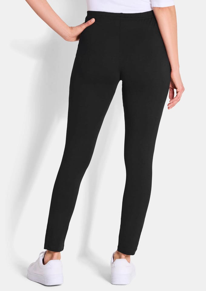Legging in een set van 2 - zwart - Gr. 20 van Goldner Fashion