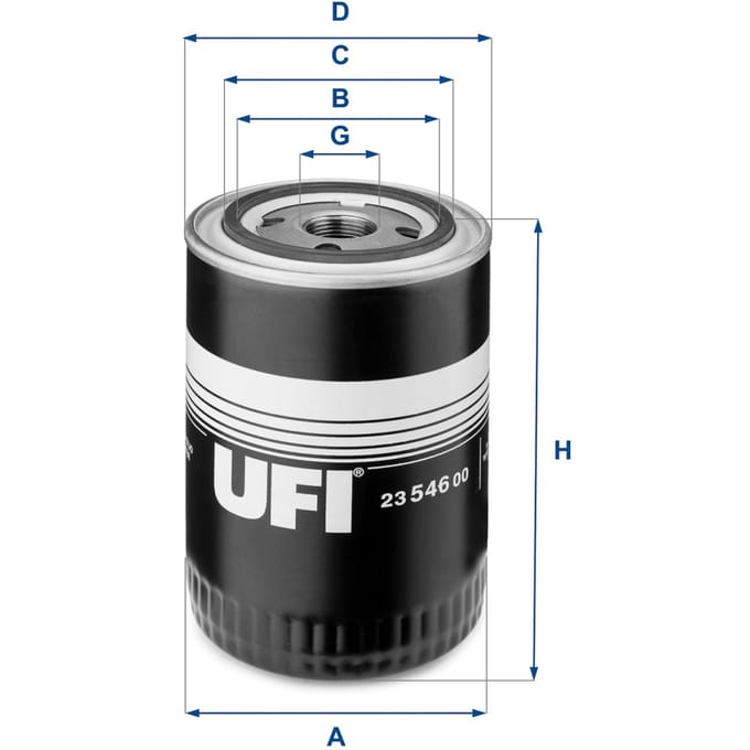 Oliefilter UFI 23.546.00