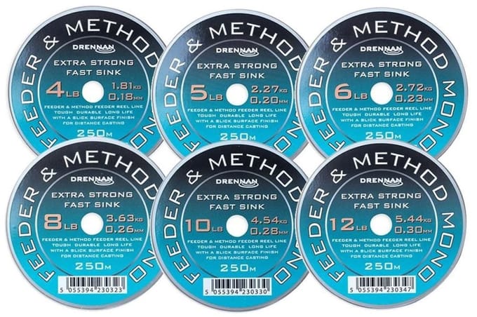Drennan Feeder & Method Mono 250m - Maat : 6lb - 0.23mm
