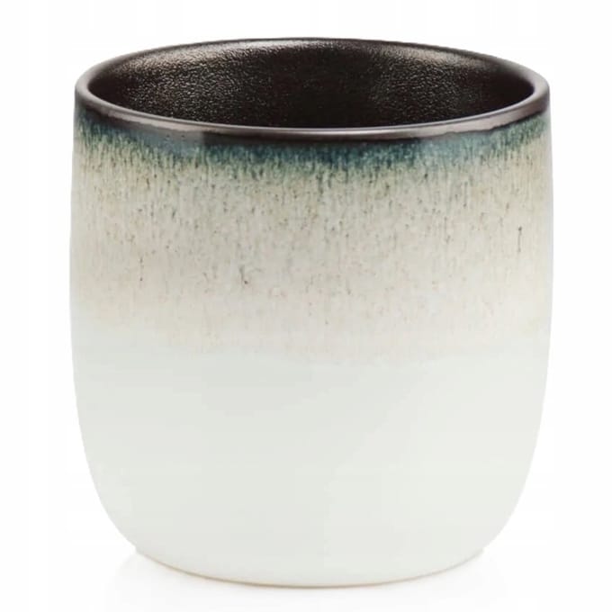 Polnix Vintage Serie - Keramische Bloempot - 13 cm - Beigemix - Retro Stijl