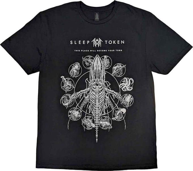 Sleep Token - Tomb Whale Heren T-shirt - L - Zwart