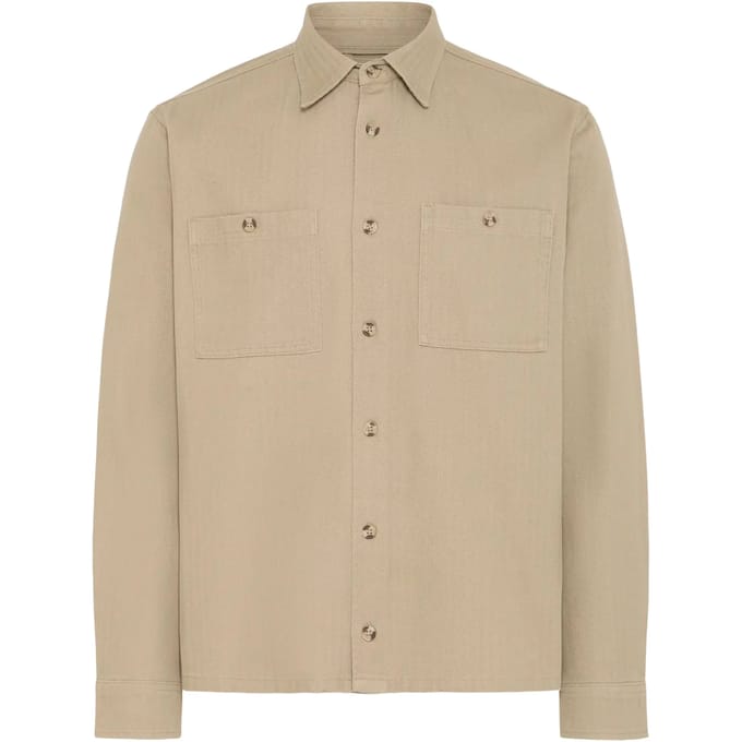 Regular fit overhemdjack met borstzakken Model 'DENNY'