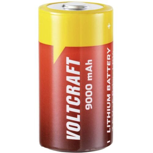 VOLTCRAFT ER26500 Speciale batterij C (baby) Button-top Li-SoCl2 3.6 V 9000 mAh 1 stuk(s)