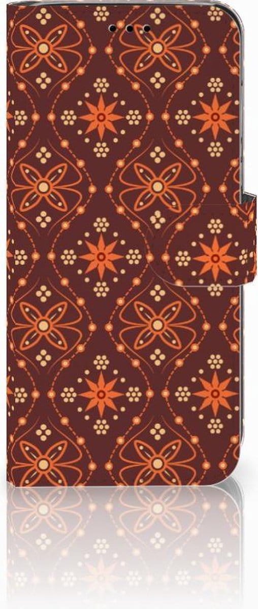 Huawei P20 Lite Telefoon Hoesje Batik Brown