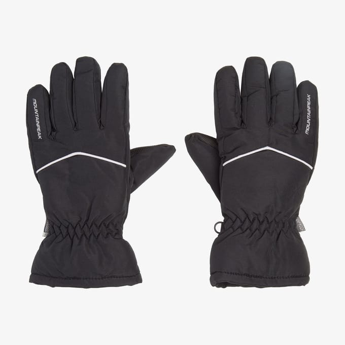 Mountain Peak dames skihandschoenen - Zwart - Maat XXL