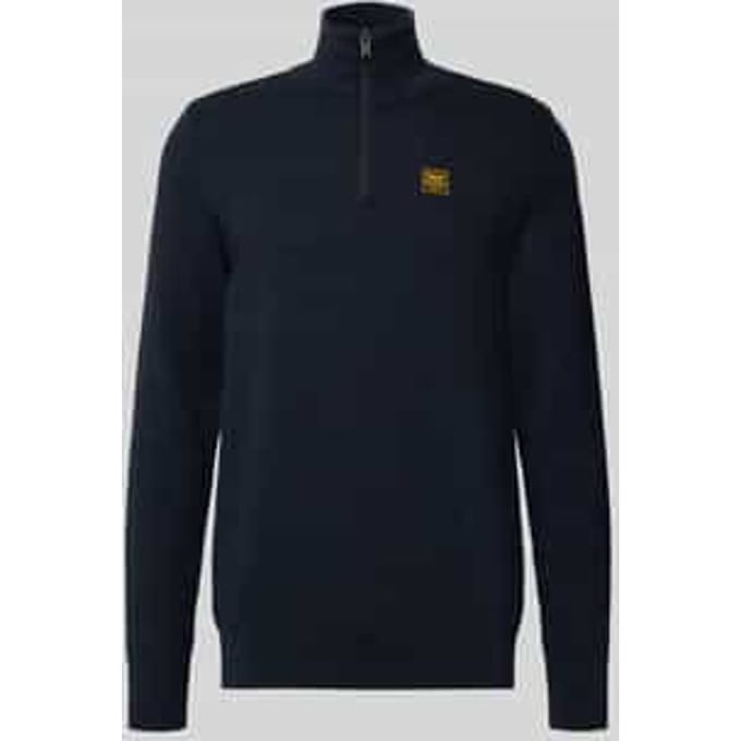 Gebreide pullover met ribboorden