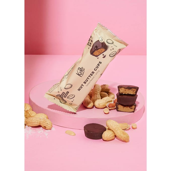 Bio vegan nut butter cups salted peanut 3 x 13 g