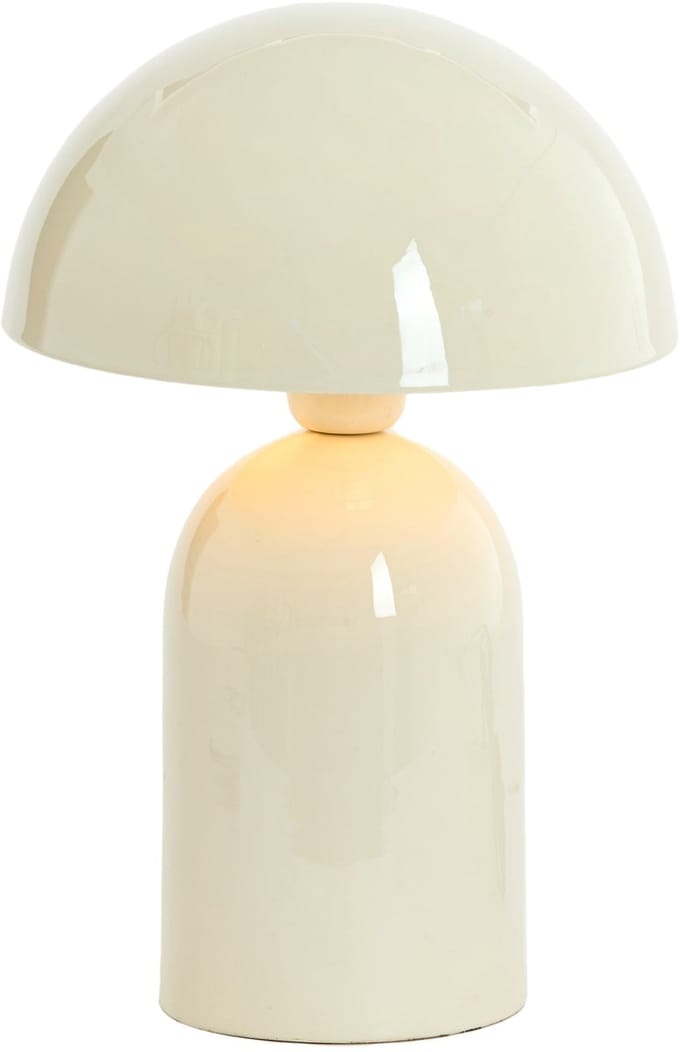 Tafellamp - beige - TOLIMA - metaal - bureaulamp - E27 - 1894943 - Light & Living
