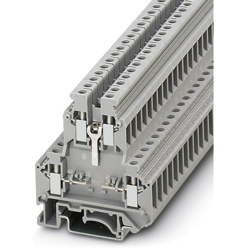 Phoenix Contact 3048030 Doorgangsserieklem 6.2 mm Schroeven Grijs 50 stuk(s) Piece
