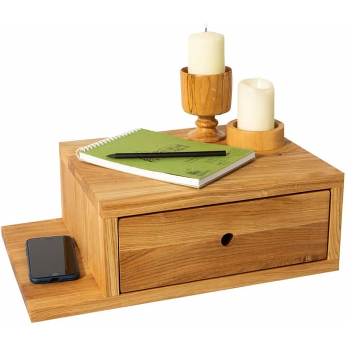 Wandplank Bella lade links eikenhout | House of Woods