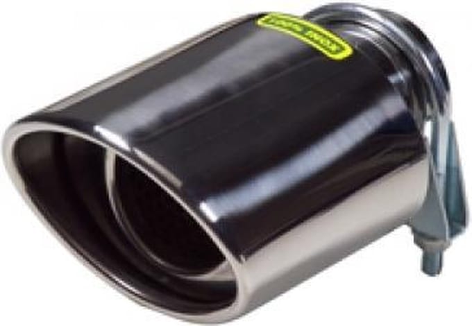 IVOL Uitlaatsierstuk RVS Ovaal - Passend 52-64mm