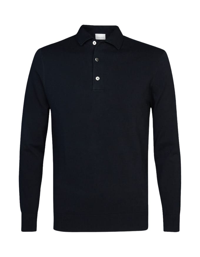 Profuomo Polo Onepiece Polos Donkerblauw Pp2j00009
