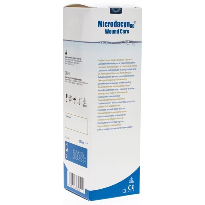 Microdacyn 60 Wound Care Sol Onepack500ml 44102-00