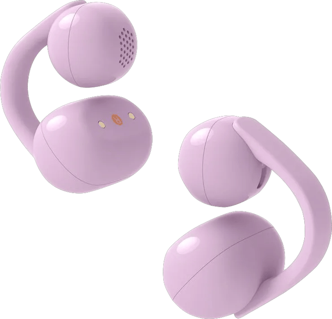 Sony LinkBuds Clip – Draadloze open-ear oordopjes, Kleur: Lavendel