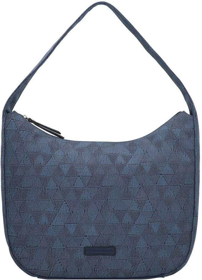 TOM TAILOR schoudertas Carrie Hobo Bag Denim Blue blauwgrijs