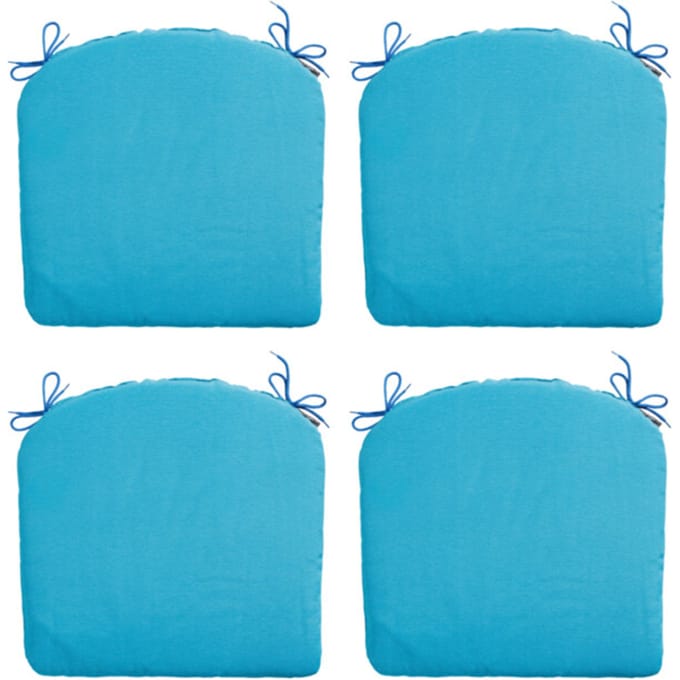 Madison - Zitkussen Panama aqua - Ca. 46x48 cm - Set van 4