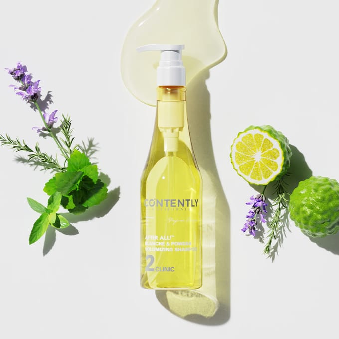 [CONTENTLY] After All Blanche & Powder Volumizing Shampoo 500ml yellow