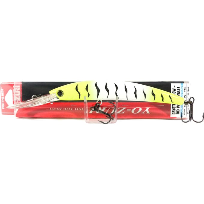 Yo Zuri Crystal Minnow DD Walleye 130 mm drijvend kunstaas R1301-CLT (3587) red