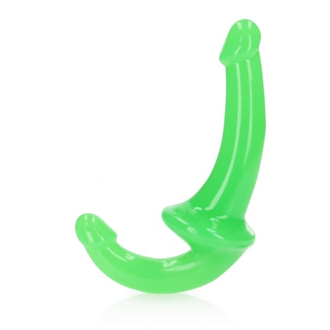 Shots - RealRock REA147GLOGRN1 - Strapless Strap-On - GitD - 6'' / 13,5 cm - Neon Green