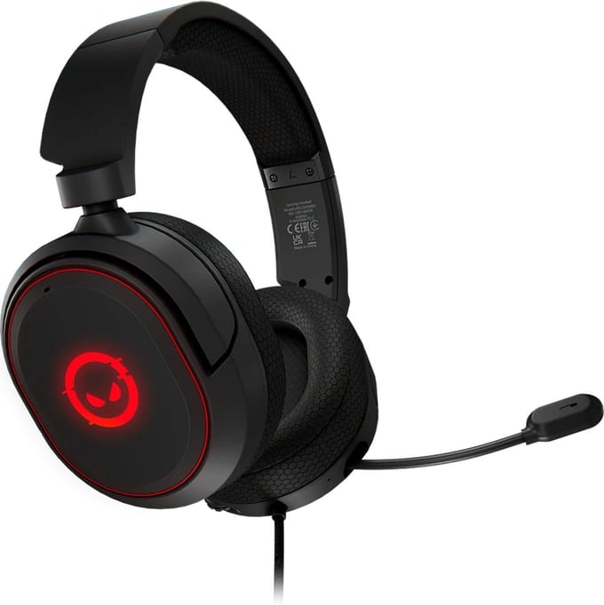 Lorgar Kaya Serie - Gaming Headset - Czarne - RGB - 329g