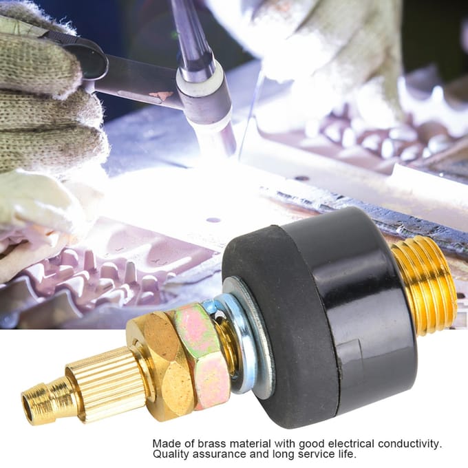 Argonbooglasmachine Gas Elektrische Snelkoppeling voor Lasserstoorts 70x32mm