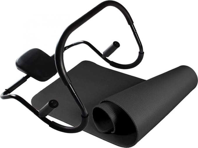VirtuFit Combideal: Buikspiertrainer + NBR Fitnessmat