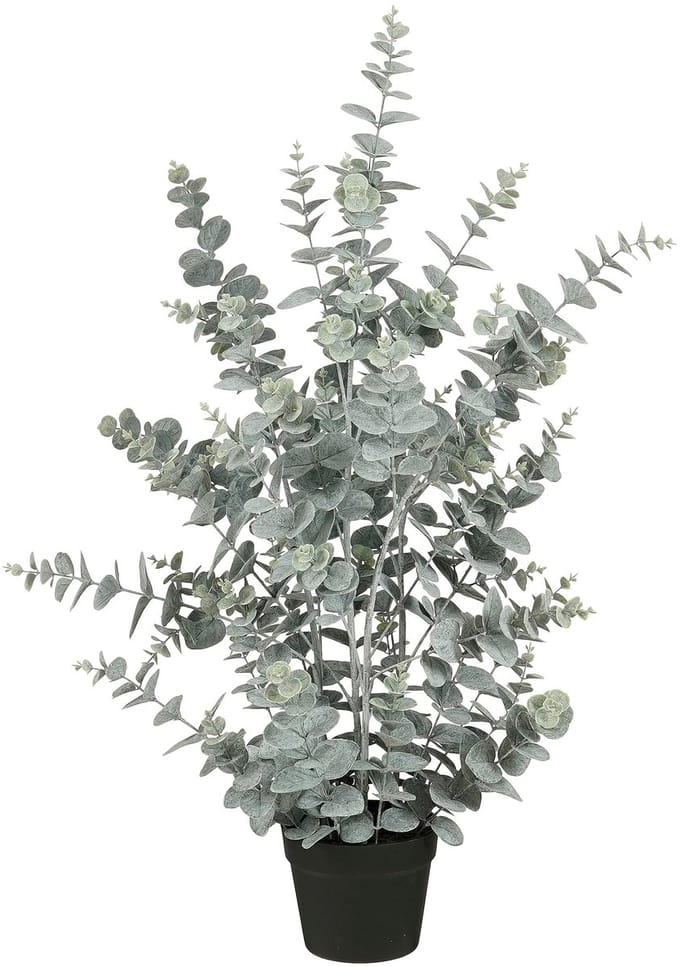 Mica Decorations Eucalyptus Kunstplant in Pot - H97 x Ø38 cm - Groen