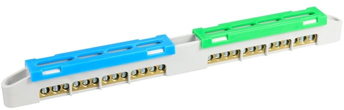 ELEKTRO-PLAST OPATÓWEK LZ-12 - Klemmenstrook - N+PE - 13x(1,5-16)