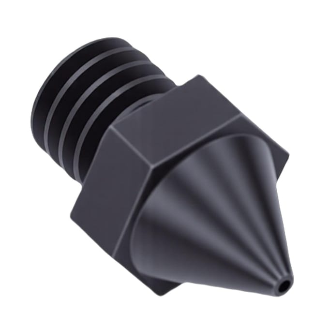 Buse de remplacement 0,6 MM pour imprimante 3D série N Raise3D Acier trempé Haute température Impression Extrudeuse Buse black