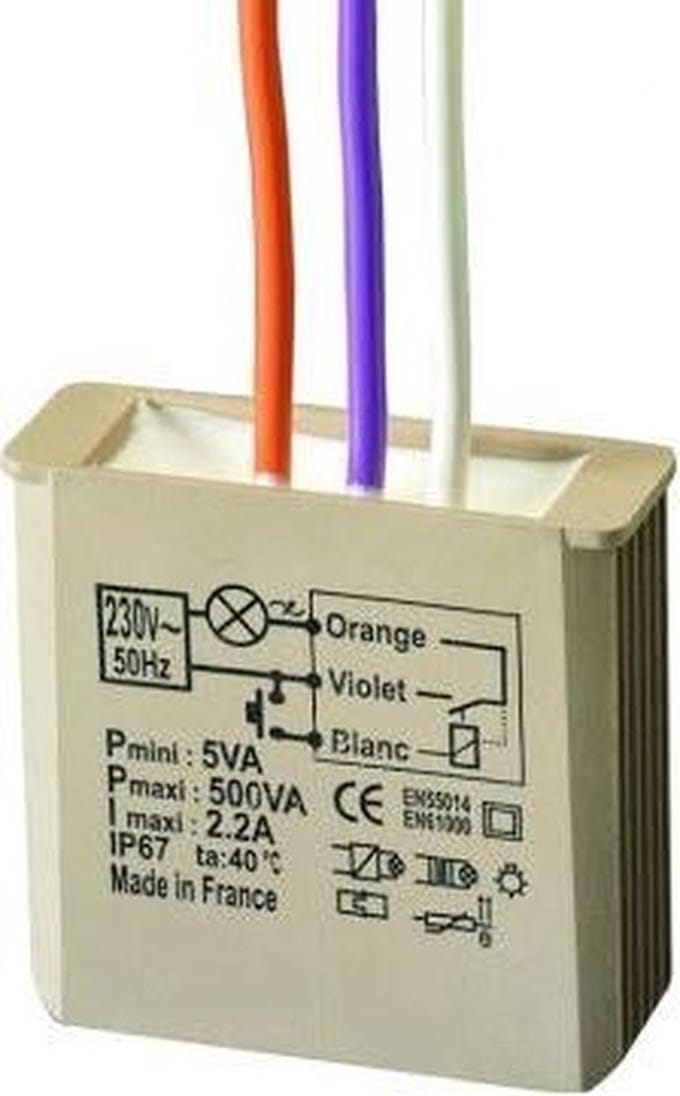 Urmet Mtv500e flush-mounted electronic dimmer with timer