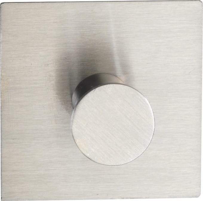 Wenko Wandhaak Zelfklevend Accadia 5,5 X 3 Cm Rvs Zilver