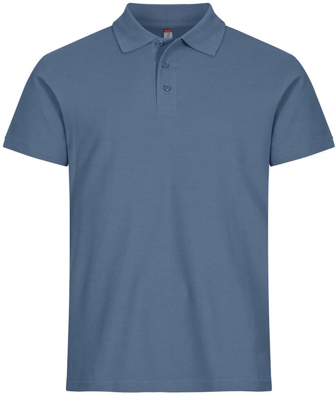 Clique Basic Polo 028230 - Staalblauw - S