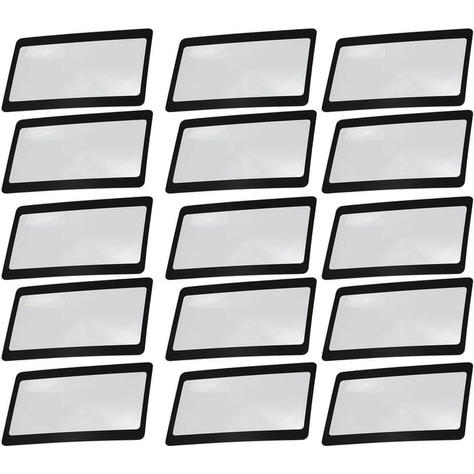 Feuille Loupe Légère Portable Format Carte Loupe pour Maquillage Lecture Petits Caractères