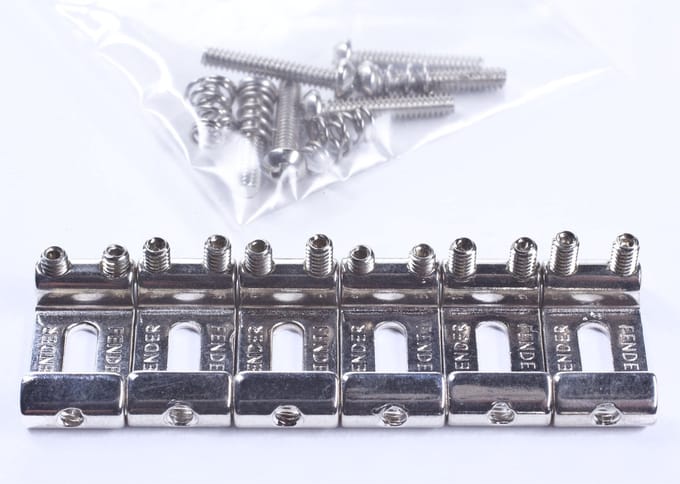 Fender AM STD Bridge Saddles Strat Vintage '08 - present - Gitaaronderdeel
