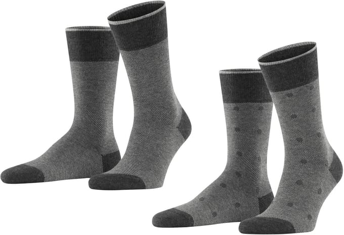 Esprit Sokken Piqué Dot 2-Pack