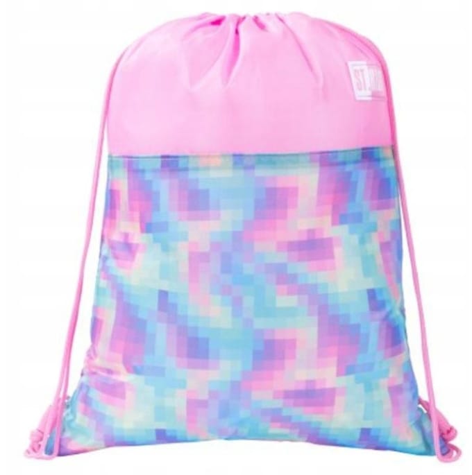 ST.RIGHT Pastel Pixels Schooltas - Praktische Gymnastiekzak