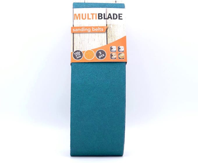 Multiblade MB610 schuurband zirconium  100x610mm  korrel 80 (3 banden)
