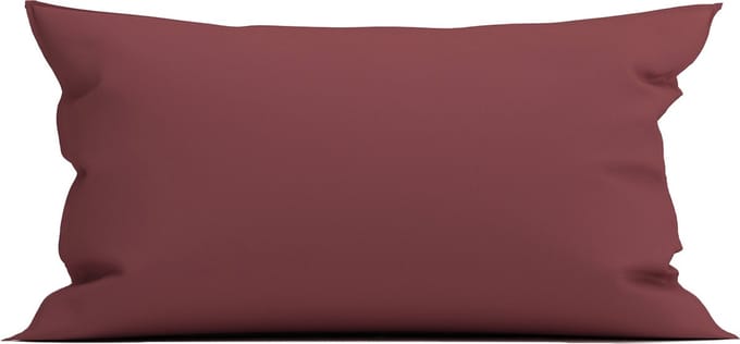 Yellow Kussensloop Percale - Kussenhoes van 40x80 cm - 1 stuk - 100% Katoen-Perkal - Rood