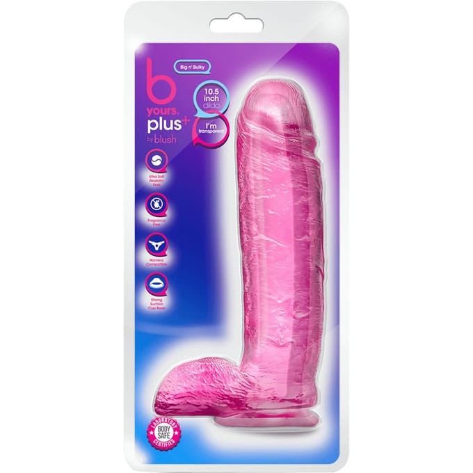 Blush B Yours plus Big N’ Bulky Dildo - Roze - 27 cm