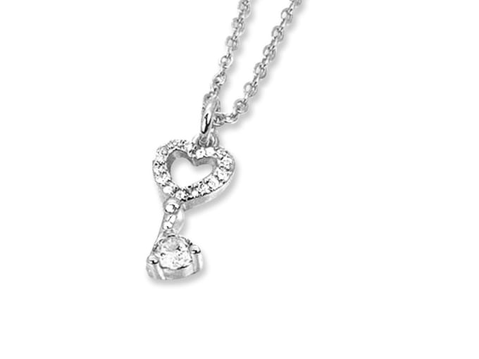 Montebello Ketting Key - 316L Staal - Sleutel - 17x8mm - 50cm