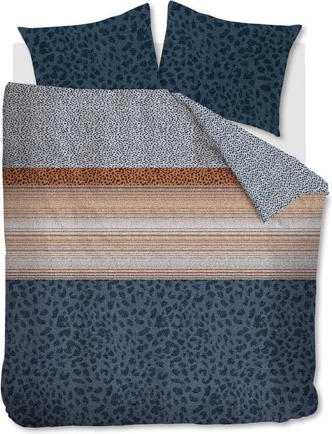 Beddinghouse Feis Dekbedovertrek - Lits-jumeaux - 240x200/220 cm - Blauw
